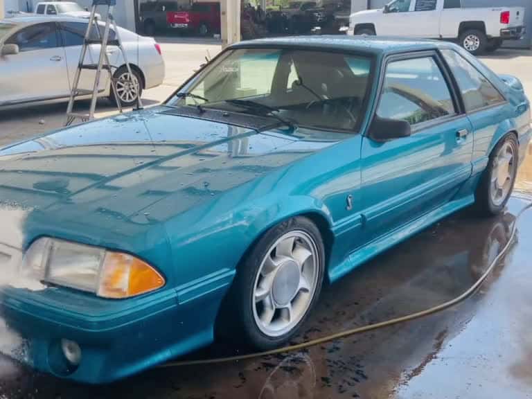 Cover for Fox body cobra!#cars #clean #cardetailing #cardetailing #cleaning #satisfying