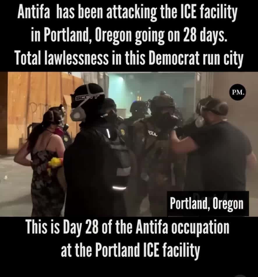 Cover for Antifa has been attacking an ICE facility for 28 days. (Part 3)