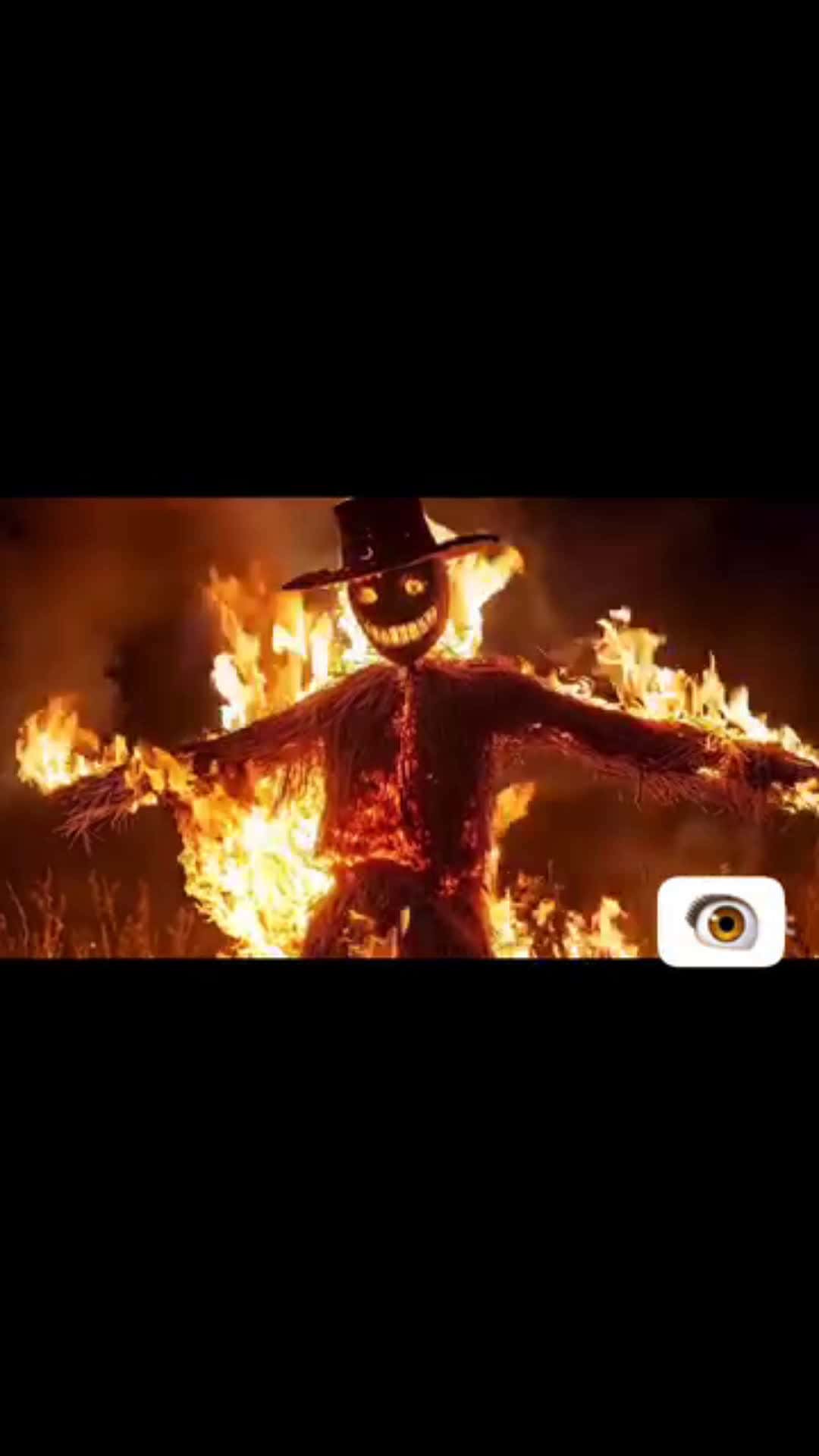 Cover for #oddlyterrifying The Scare Crow Burning 🔥🎭🎭  #horror  #mystery  #scary  #scarecrow  #welcomehome  #follow #fypシ 