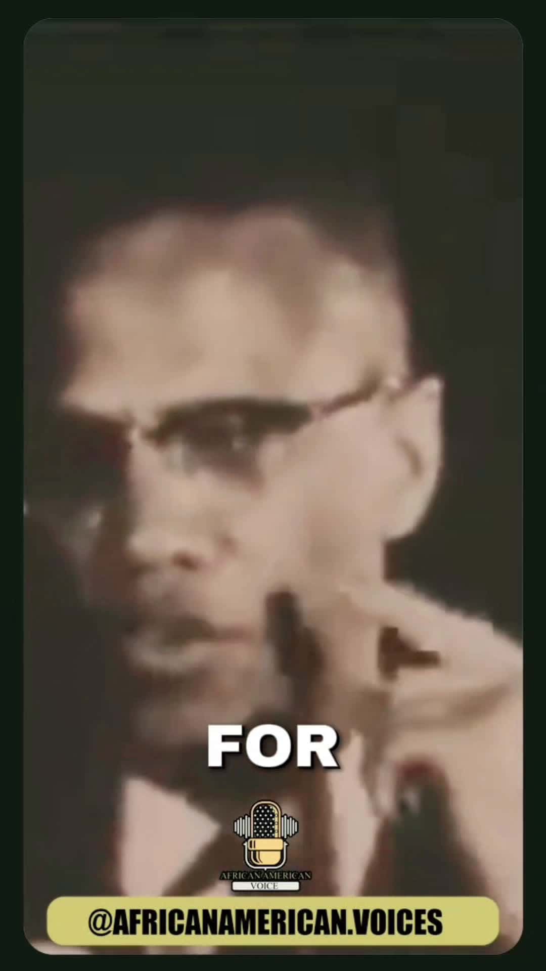Cover for Malcom X.#fyp #viral #freedom #scoopz #africa 