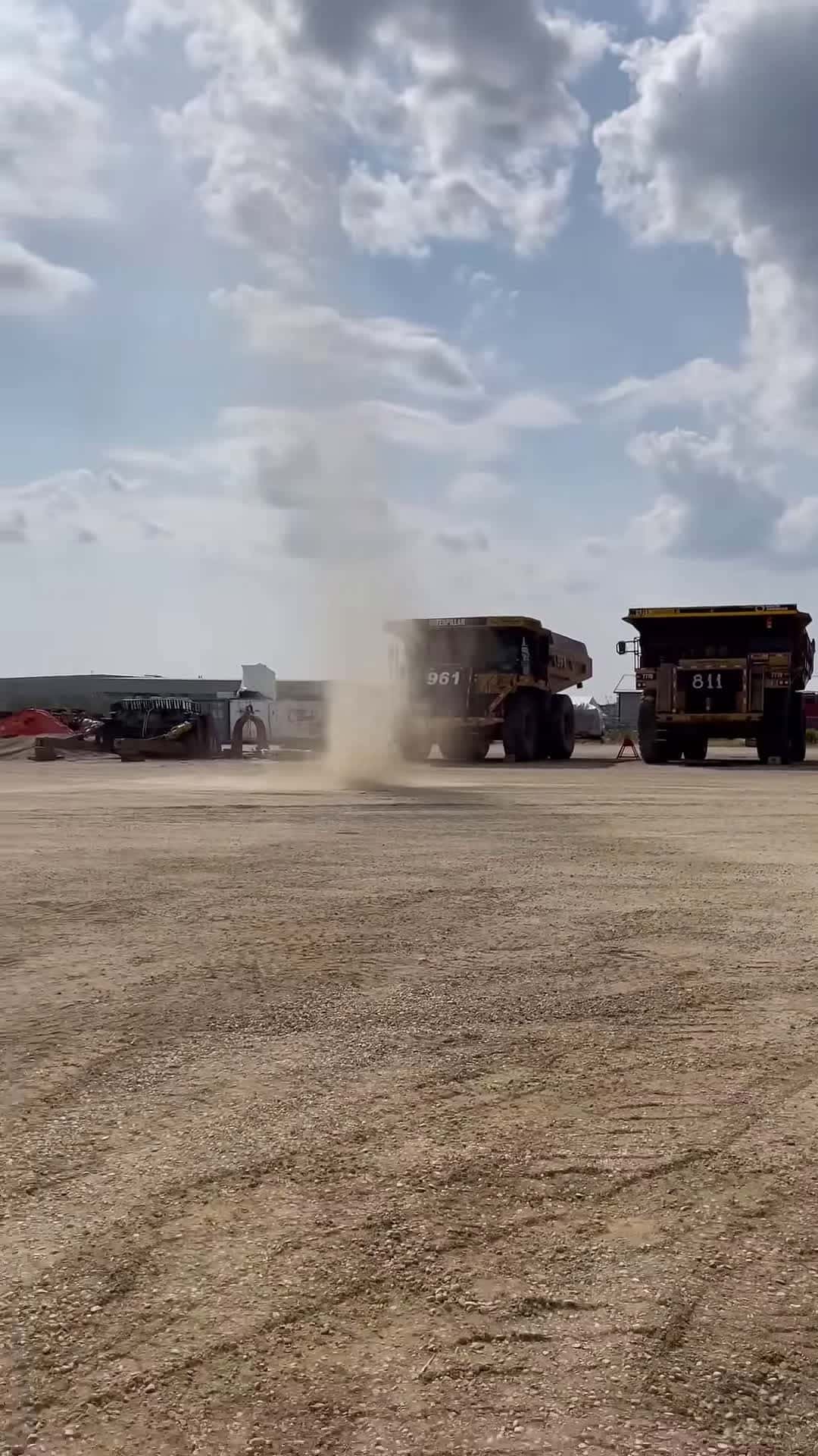 Cover for #FirstVideoChallenge Dust Devil Whips Up While POV Was Working Outdoors.