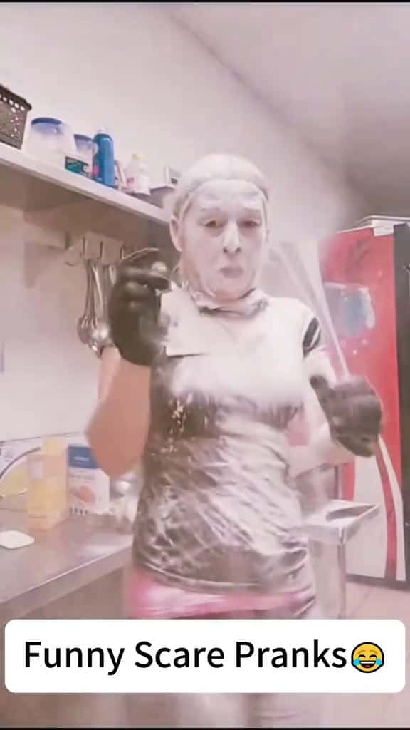 Cover for Scare Pranks funny scare prank fyp funnyvideos funnytiktok haha 08830 #trending