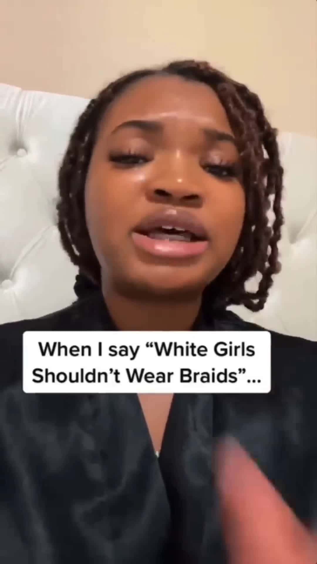 Cover for White Girls Wearing Braids is Cultural APPROPRIATION.#foryou #blacktiktok #relationship #viral #women #protest #shorts #braids #foryoupage 