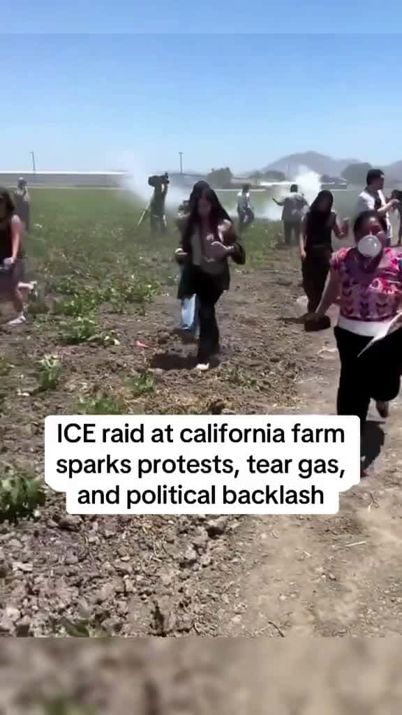 Cover for California Farm ICE Raid Ignites Protests and Outrage