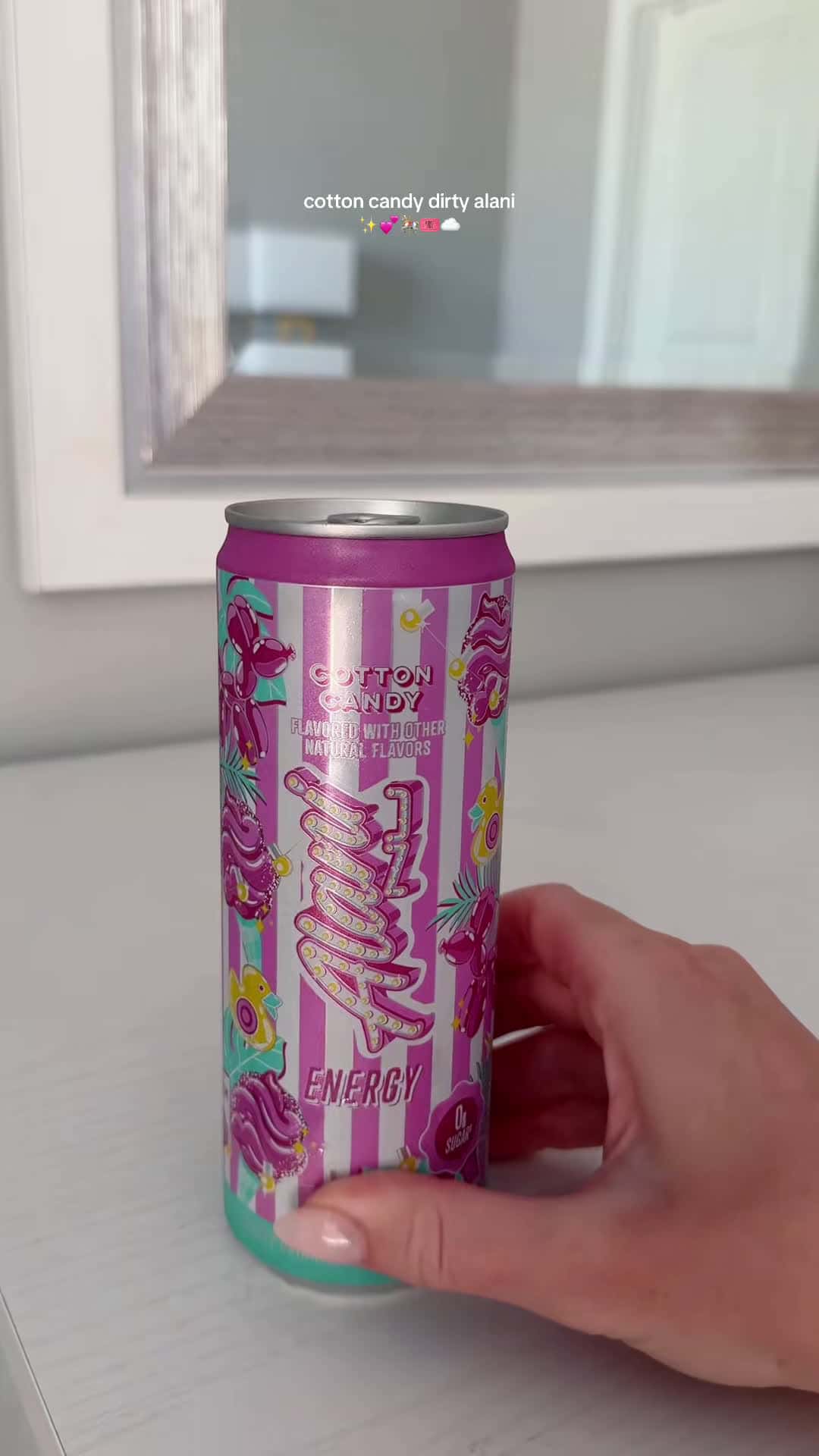 Cover for NEW ENERGY + SWEET CREAM = the PERFECT recipe 💫🍬☁️ #newalani #cottoncandy #drinktok