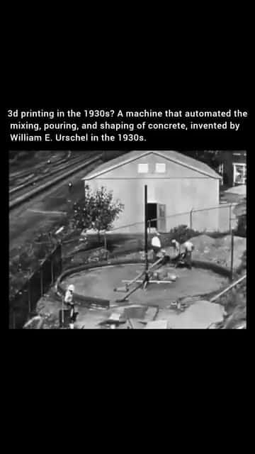 Cover for A Game - Changer from the 1930s Did you know In the 1930s, William E Urschel revolutionized construction with a machine that automated the mixing, pouring, and shaping of conc