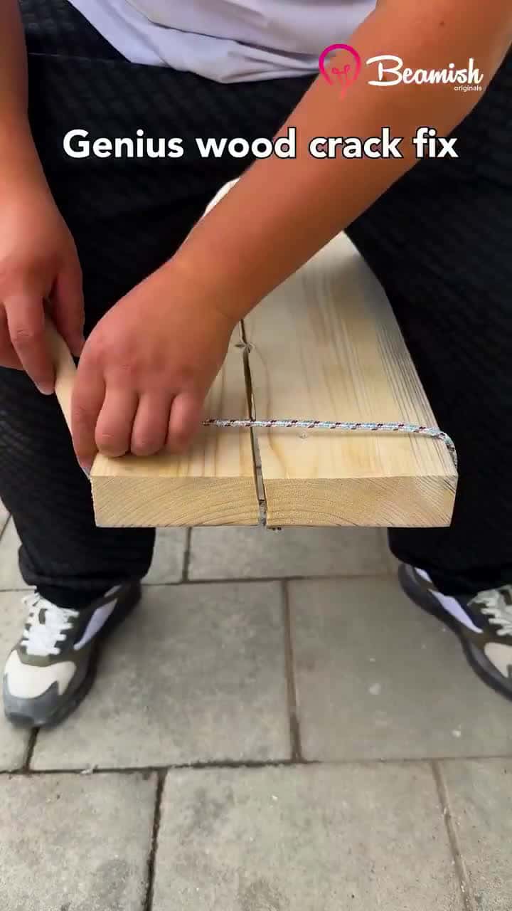 Cover for A technique for repair of cracked wood beams  #OddlySatisfying
