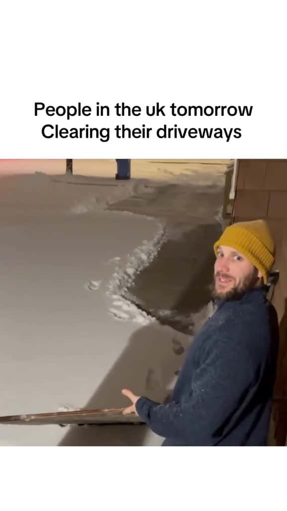 Cover for Let it snow #snow #LifeHack #husband #greatidea #smart #cold #meme #fyp #british #uk #trending