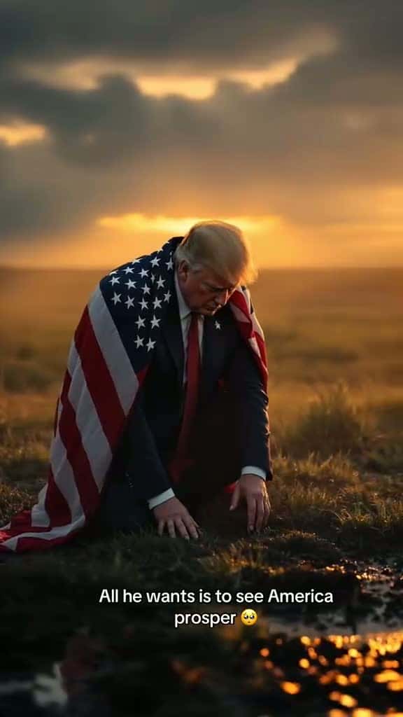 Cover for He loves our country and has risked everything to save it 🥹🇺🇸 #trump @President Donald J Trump 
