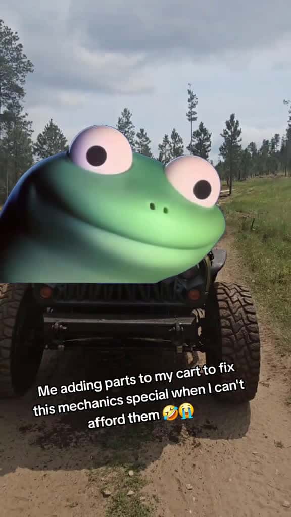 Cover for In all honesty this mechanics special isnt that messed up. A few more parts n fixes in the garage on the weekends and she will be good as new #Meme #MemeCut #CapCut #jeep #mechanic #addtocart  #mechanicsoftiktok #femalemechanic...