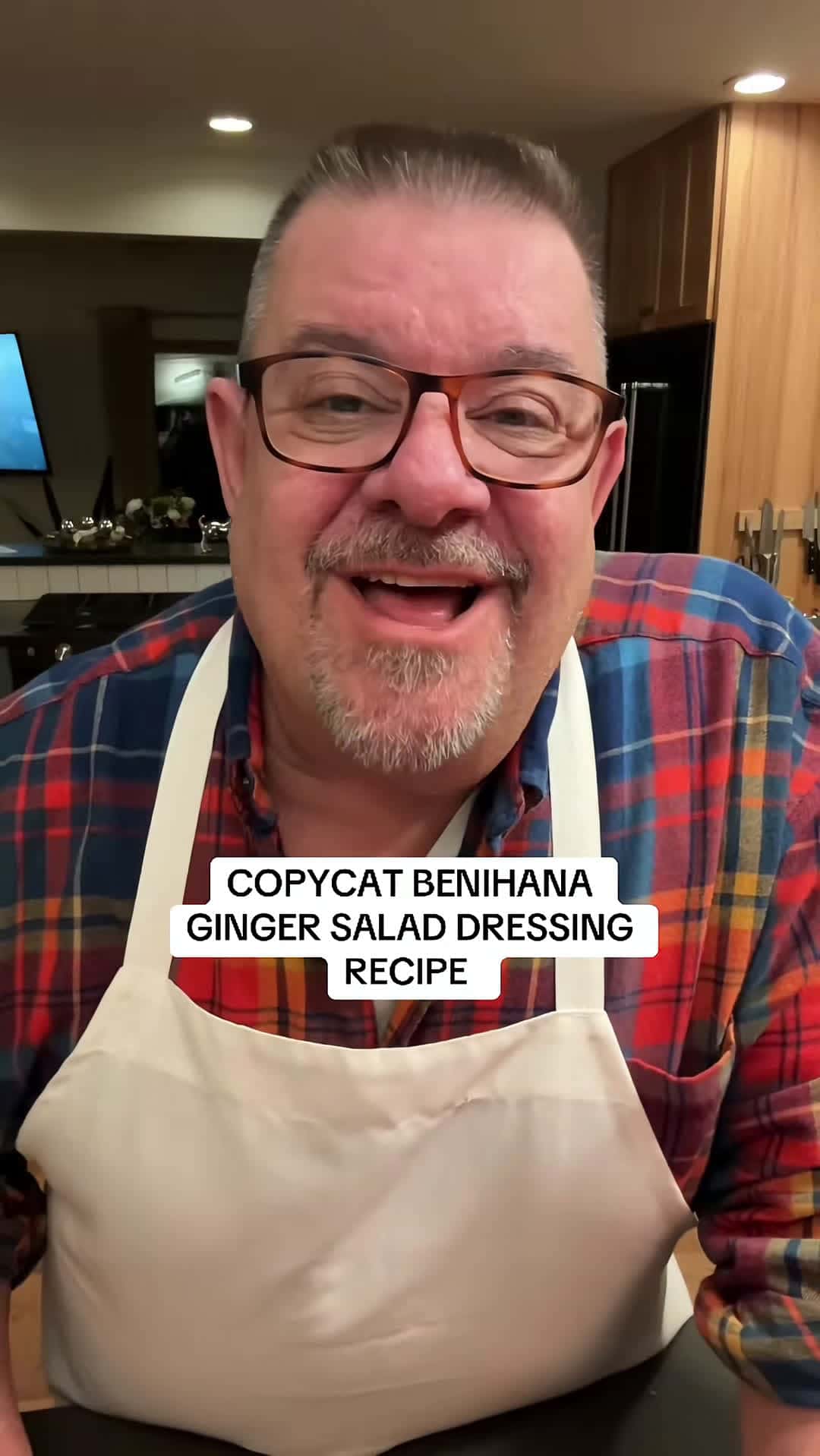 Cover for Copycat Benihana Ginger Salad Dressing Ingredients: 1/4 cup diced onion 1/4 cup neutral-tasting oil (like canola or vegetable) 2 tablespoons rice wine vinegar 1 tablespoon water 1 tablespoon chopped fresh ginger 1 tablespoon chopped celery 1 tablespoon soy sauce or tamari 1 1/2 teaspoons tomato paste 1 1/2 teaspoons sugar 1 teaspoon fresh lemon juice 1/2 teaspoon salt Instructions: Add all ingredients to a blender. Blend until fully incorporated and smooth. Chill before serving. #dressing #recip