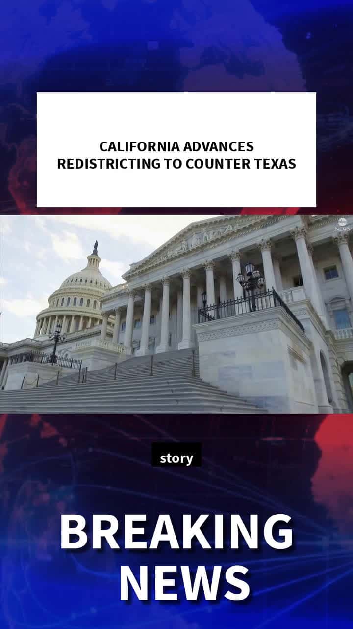 Cover for AI video California moves forward with redistricting to face Texas #CaliforniaRedistrictingPlan #TexasCompetition #RedistrictingUpdate #PoliticalManeuver #ai