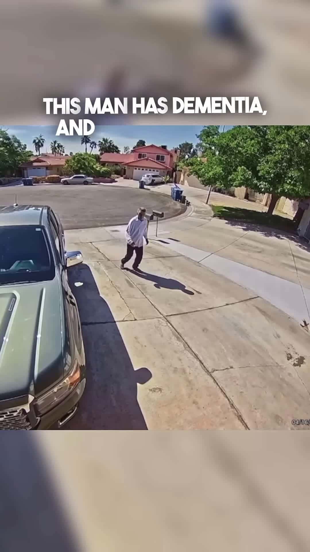Cover for Heartwarming act: She helps a lost man with dementia find his way home ❤️ #Compassion #Kindness #HeartwarmingMoment