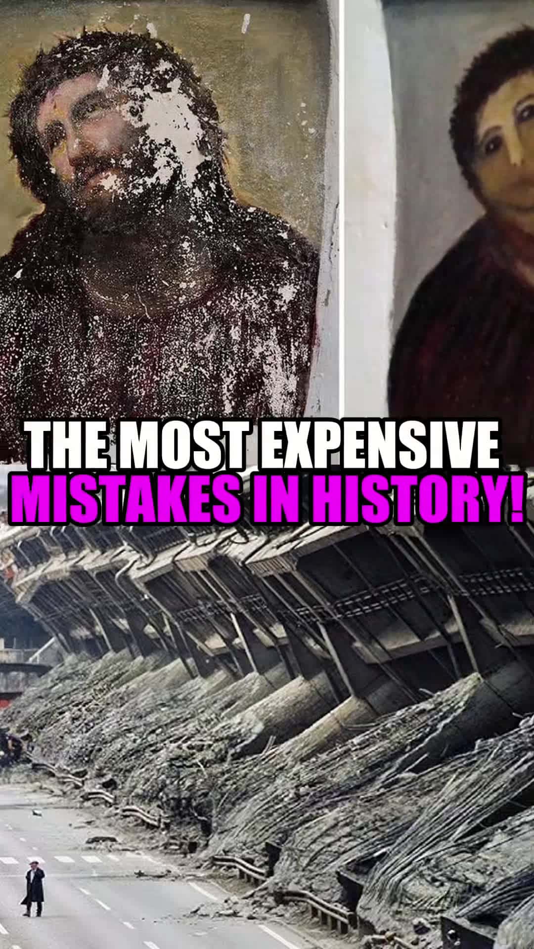 Cover for #TrueCrimeStories The most expensive mistakes in history! #curiosities #crazies