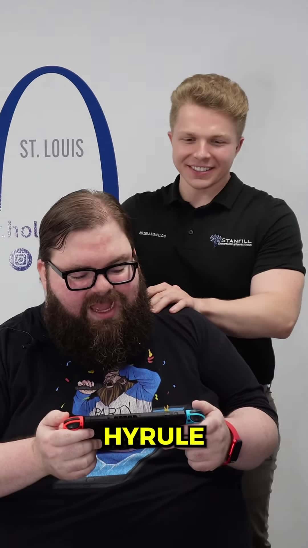 Cover for He Wouldnt Stop Playing His Nintendo Switch chiropractor backpain neckpain stlouis