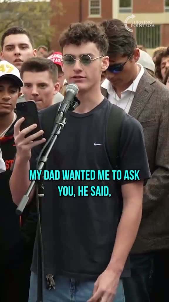 Cover for My Dad wanted me to ask you this Charlie Kirk ‼️
