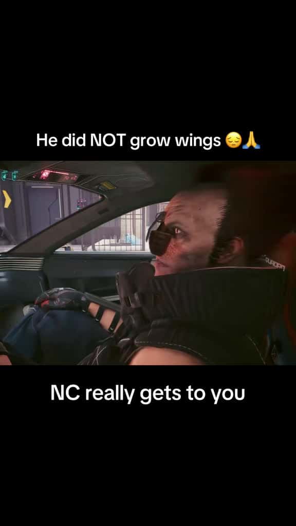 Cover for That moment when NPCs forget to turn off gravity 🌌 #cyberpunk2077 #gaming #fail
