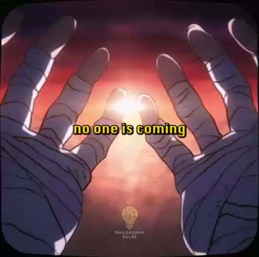 Cover for Is anyone coming to save you? #philosophy #philosophyquotes #inspirationalquotes #lifequotes #LifeAdvice 