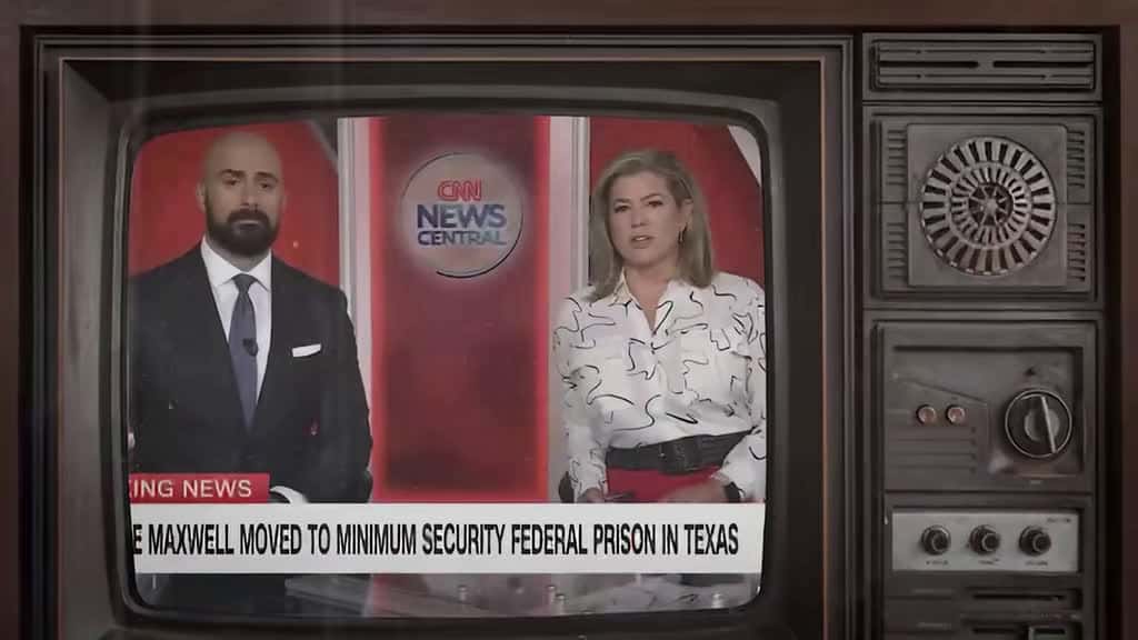 Cover for Ghislaine Maxwell moved to cushy Texas prison camp—public reacts to elite treatment! #truecrime #prison #EpsteinList
