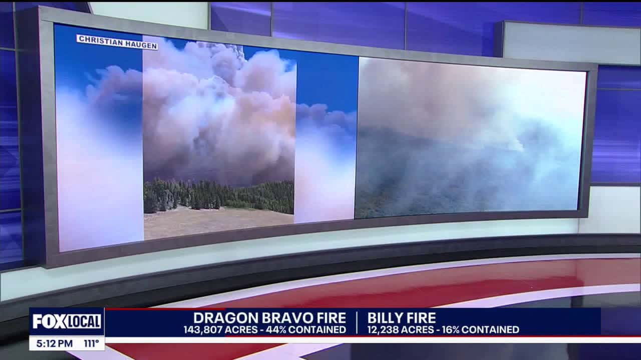 Cover for Firefighters brace for continued wildfire threat