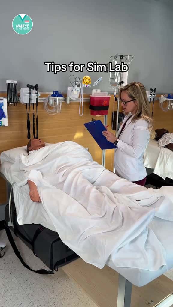 Cover for Tips for Sim Lab🩺👩‍⚕️💉 #nursingschool #nursingnotes #nurseshelpingnurses #SIMlabtips #tipsforSIMlab #simulationlab