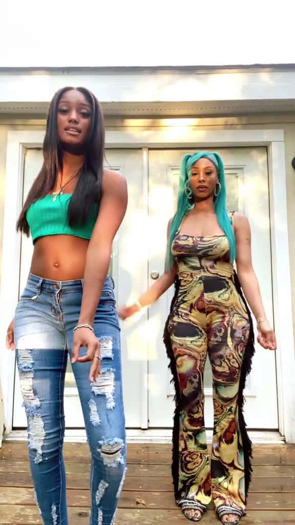 Cover for Young Mom And Daughter Do A Dance!