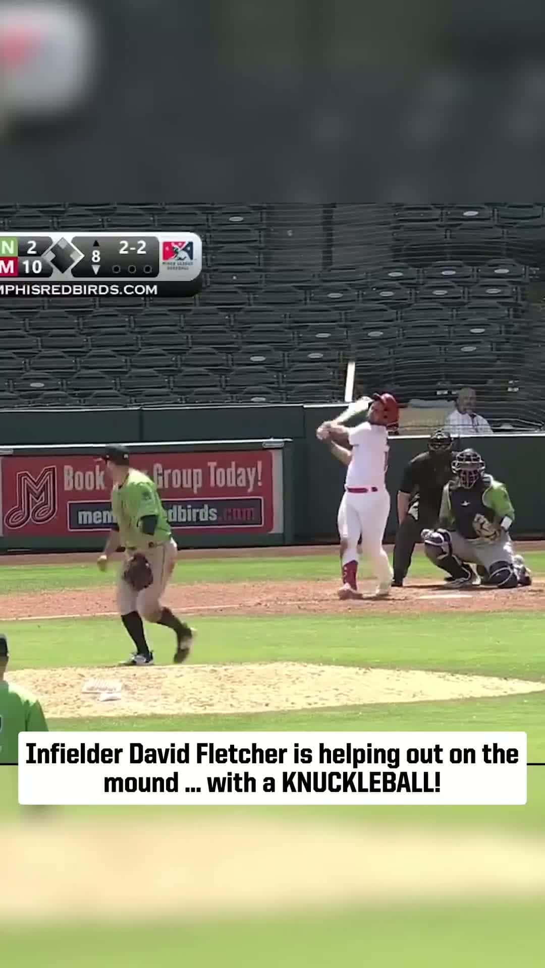 Cover for David Fletcher twoway player #Baseball, #BaseballLife, #BaseballSeason