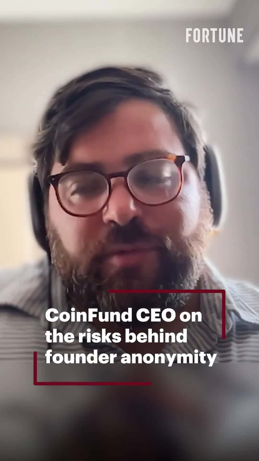 Cover for CoinFund CEO on the risks behind founder anonymity