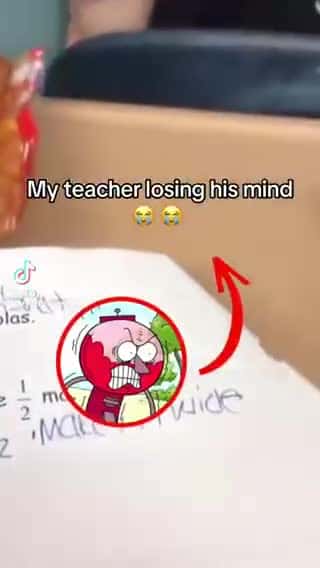 Cover for teacher completely loses his marbles in class😭  #fyp