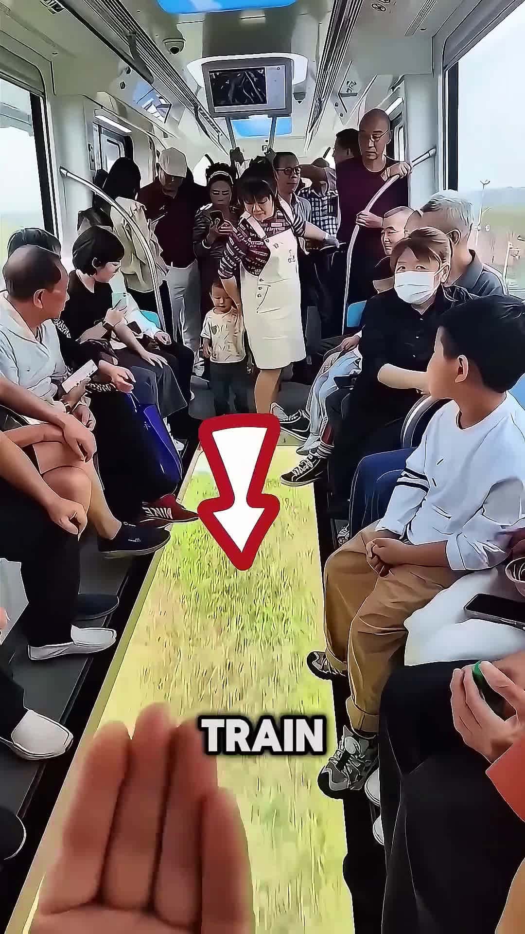 Cover for This is the strangest TRAIN in the world #lol 