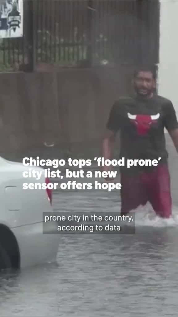 Cover for The city of Chicago has the highest number of unreported flood-prone properties in the U.S. according to data from the New York Times, but a new app aims to help neighborhoods become more resilient. Tap the 🔗above for details #...