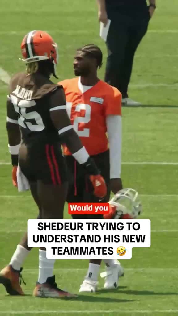 Cover for The rookie getting to know his vets  via browns shedeursanders davidnjoku clevela 68270 #american
