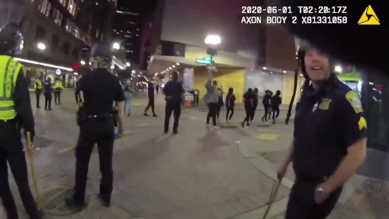Cover for Boston PD Sargent caught bragging about hitting protesters  #caughtoncamera  #bodycam  #viral  #fyp  #police #scoopz