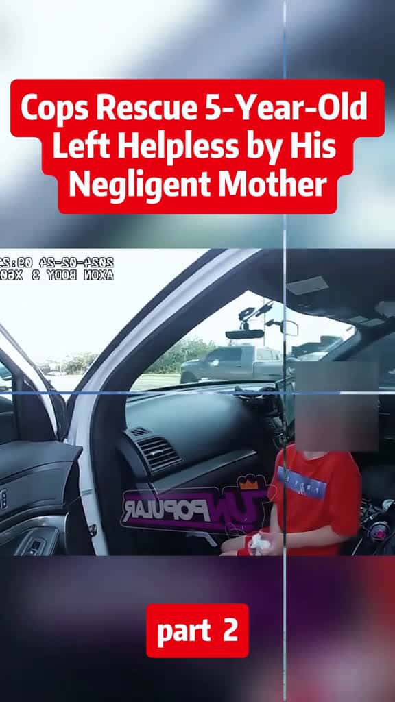 Cover for Cops Rescue 5-Year-Old Left Helpless by His Negligent Mother #cops #police #policeofficer #scoopz  #viral 