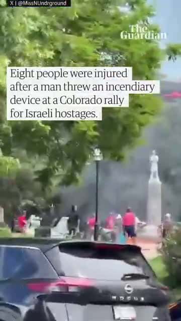 Cover for Eight injured in incendiary device attac