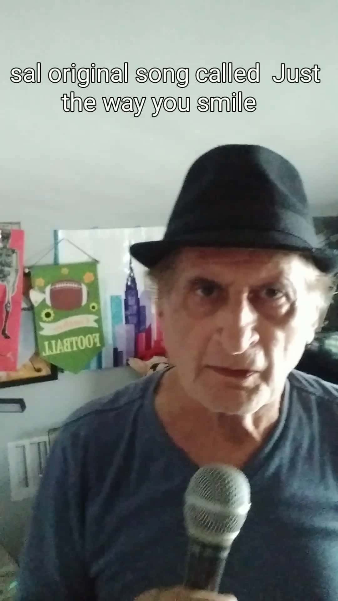 Cover for smile you are on the internet  sal original song  Just the way you smile  !