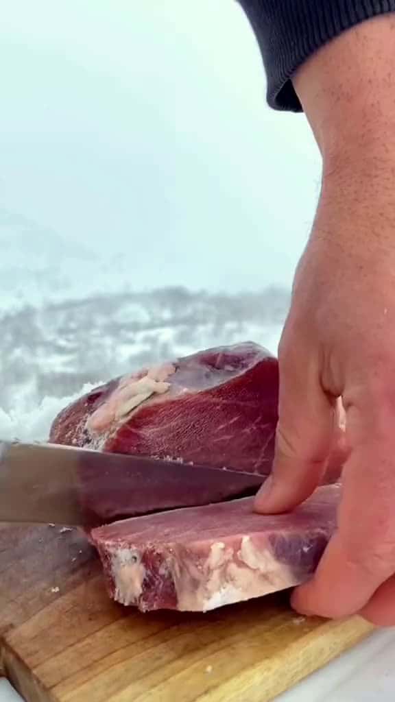 Cover for Cooking in freezing weather leon cooking outdoorcooking food foryou asmr 14091 #followMe