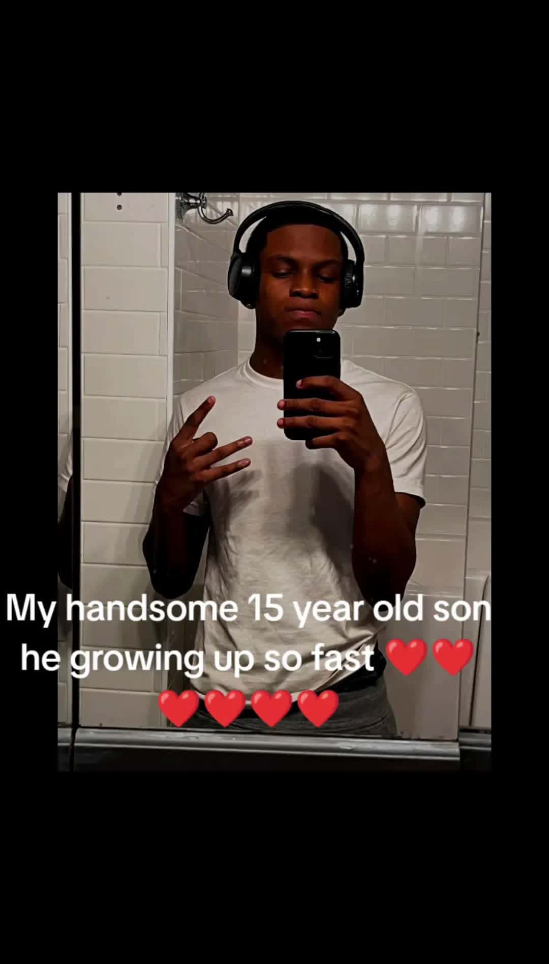 Cover for Youngest son looking good🤩🥰