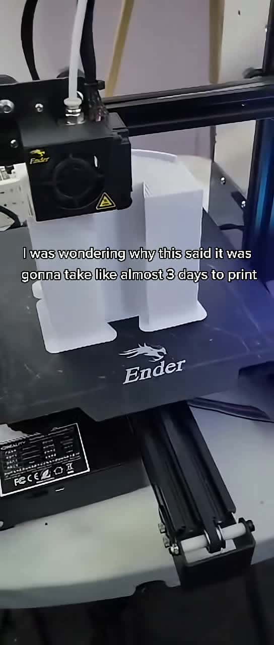 Cover for Too excited to check the preview... learn from my 3D printing fail! 😭 #3DPrinting #Ender3Pro #PrintFail