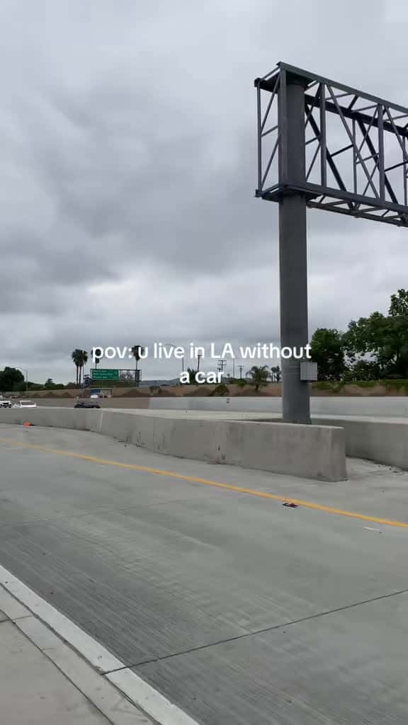 Cover for Stuck on the freeway, praying for the bus rescue! 🙇🏽‍♀️ #LAAdventures #TransportTales 🚌