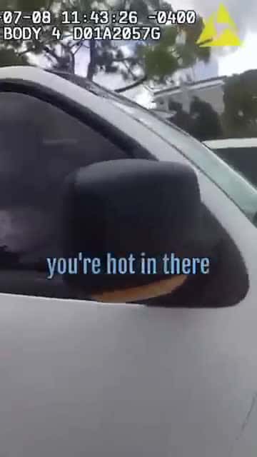 Cover for Florida Officer Rescue Dog Locked In Hot