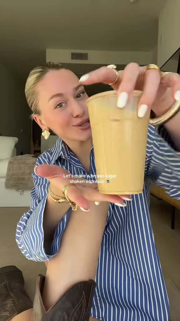 Cover for Shaking up my coffee game with this brown sugar espresso recipe! ☕️ #CoffeeLover #ShakenEspresso #BrownSugar #CoffeeAtHome