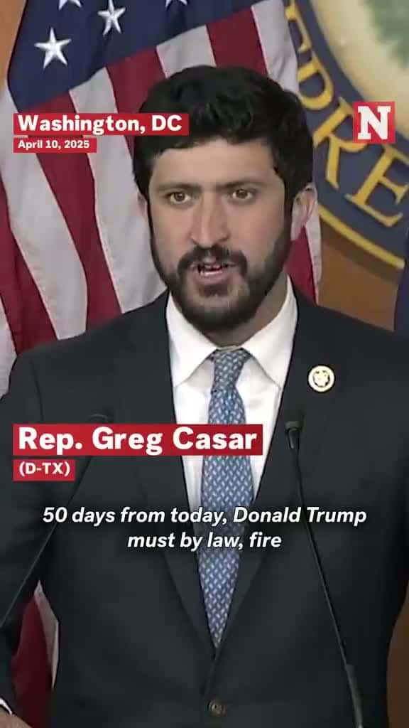 Cover for House Democrats are demanding President #DonaldTrump fire #ElonMusk by May 30, citing the legal 130-day limit on special government employees. "No more running cabinet meetings, no more running the White House. That is our demand," Rep. Greg Casar said. #news #newsweek #politics #congress
