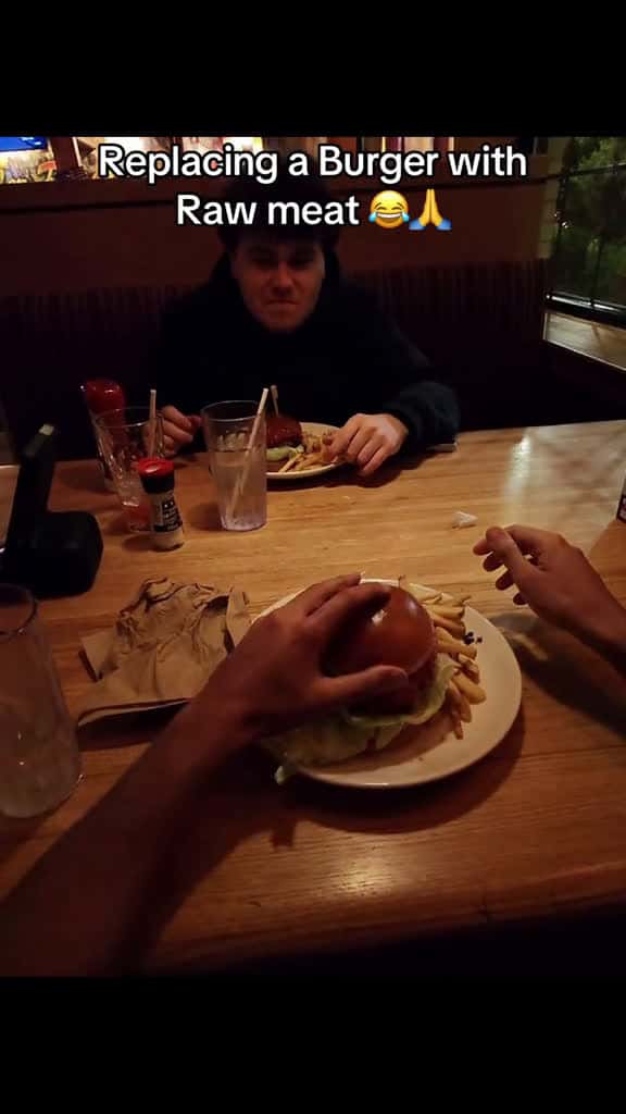 Cover for Bro got me a new burger fyp troll 70507 #followMe