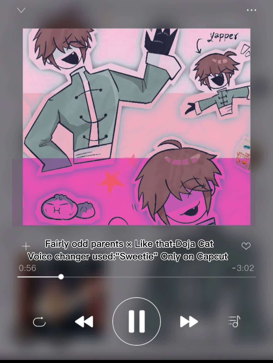 Cover for Fairly odd parents × Like that-Doja Cat/Pink version 