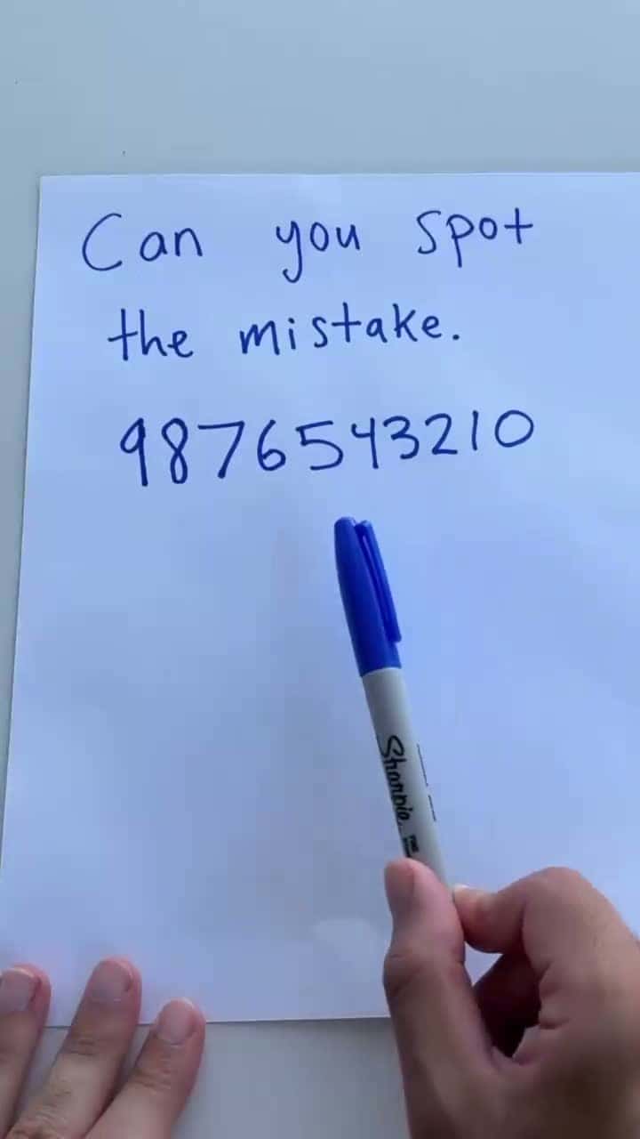 Cover for Can you spot the mistake?