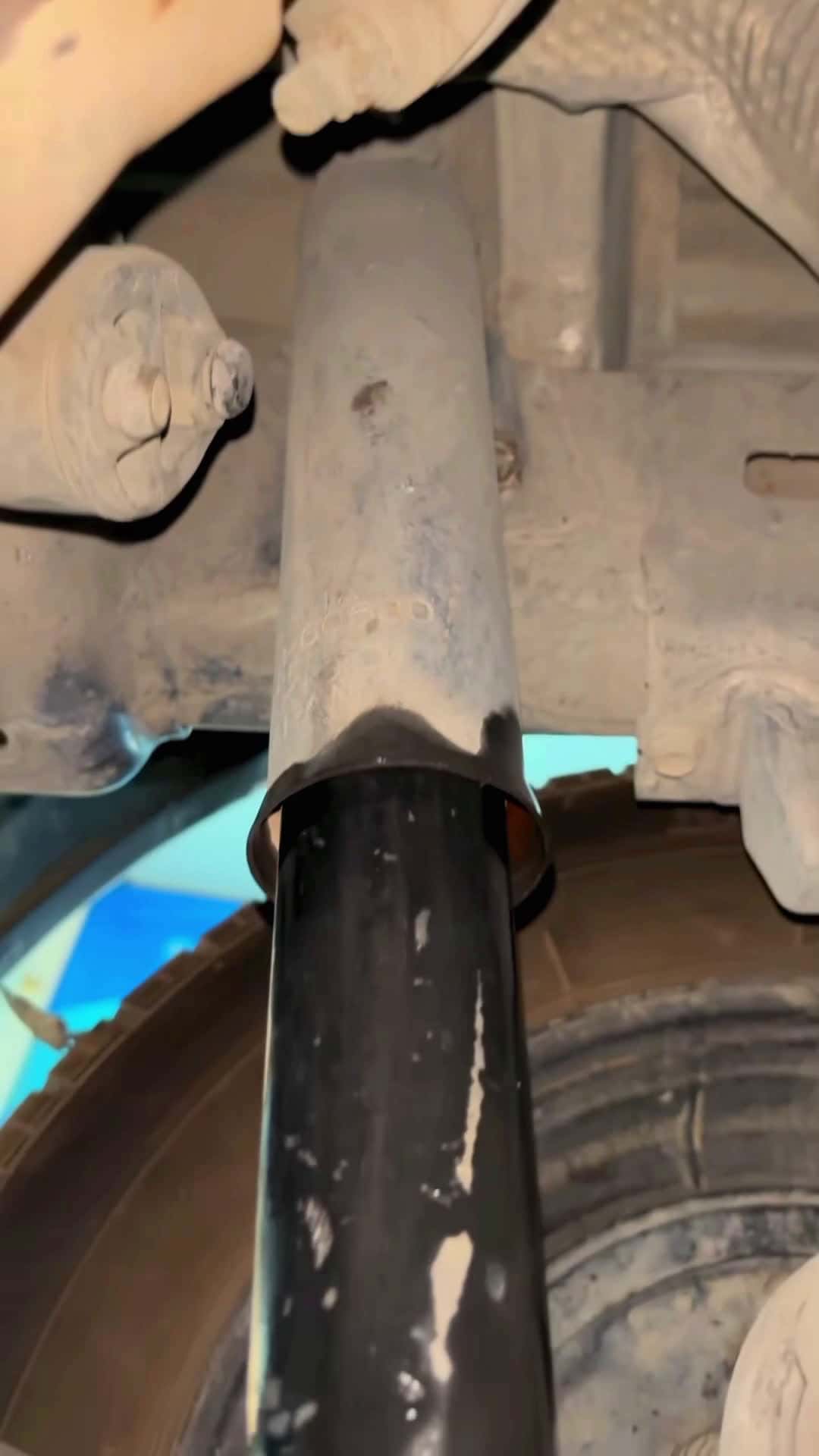 Cover for shock absorbers replacement guide  #car  #machine  #viralvideo  