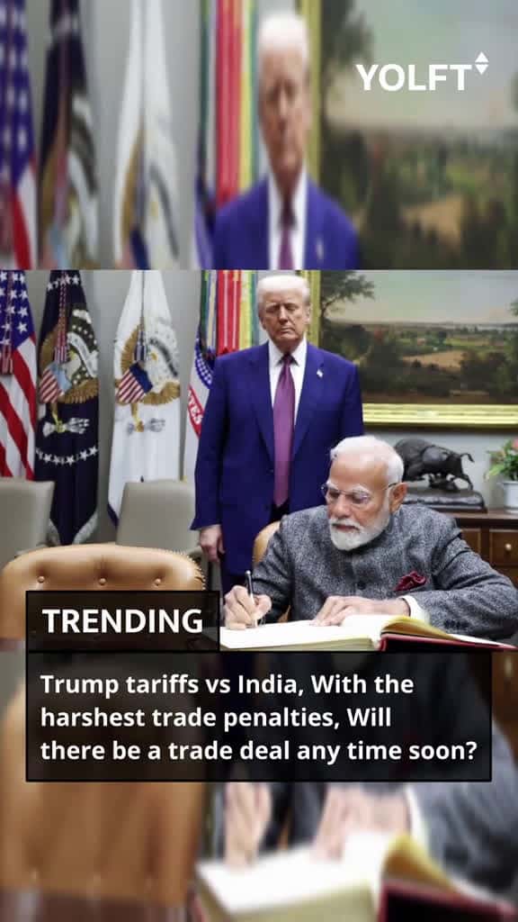 Cover for US slaps 50% tariffs on Indian imports after Russian oil dispute🇺🇸🇮🇳 Major impact on trade, key export sectors disrupted. #USIndia #Tariffs #GlobalTrade #BreakingNews