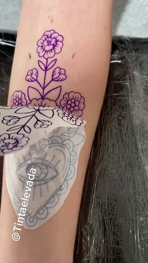 Cover for Traditional tattoo art in action! 🖤 Follow for more epic ink. #tattoo #traditional #inked #heart #art