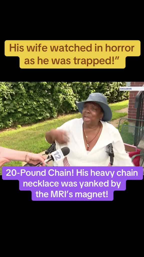 Cover for #TooFunnyToScroll 61-year-old man has died after being pulled into an MRI machine while wearing a heavy metal necklace🥺 #fyp #foryou #usa #foryoupage #scoopz